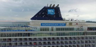 Norwegian Sun viene llegando a Sudamérica