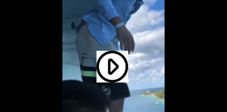 Joven salta al mar desde un crucero