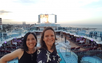 Royal Princess en Buenos Aires. Cocktail y cena a bordo
