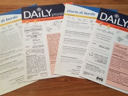 Qué es el diario de a bordo que se entrega en los cruceros?