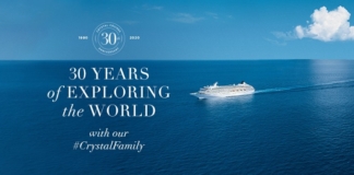 Crystal Cruises celebra sus 30 años en el mundo de los cruceros