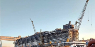 Ceremonia de lanzamiento y bienvenida del Msc Seashore