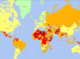 El mapa de los destinos de viajes posibles para 2021