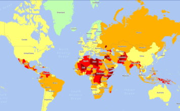 El mapa de los destinos de viajes posibles para 2021