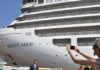 Silver Moon fue entregado por Fincantieri a Silversea Cruises en Ancona