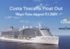 Costa Cruceros celebra la flotación de su barco Costa Toscana