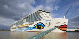 Por qué los barcos de Aida llevan esos labios y ojos rasgados en sus cascos?