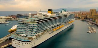 Costa Smeralda zarpa desde Savona en su primer viaje de 2021