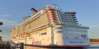 Mardi Gras comienza sus itinerarios semanales desde Puerto Cañaveral