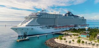 Msc Cruceros celebra la flotación del Msc Seascape y el bautismo del Msc Seashore