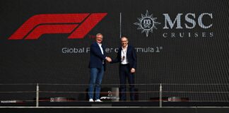 Msc Cruceros es el nuevo socio global de la Fórmula 1