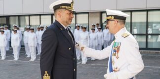 Pietro Sinisi, Capitán de Costa Cruceros recibe la Medalla al Mérito