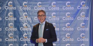 Visita a la Argentina de Roberto Alberti CCO de Costa Cruceros Global