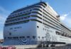 Tres naves de Msc Cruceros juntas en el Puerto de Buenos Aires