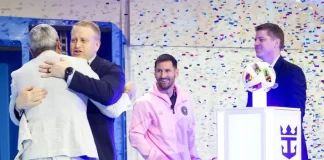 Celebración del nombramiento del Icon Of The Seas en Miami
