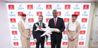 Emirates y Costa Cruceros amplian su alianza estratégica