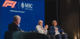 La fórmula 1 y Msc Cruceros extienden su alianza global hasta 2030