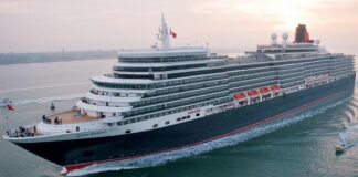 Queen Elizabeth llega a Miami para comenzar la temporada en el Caribe.