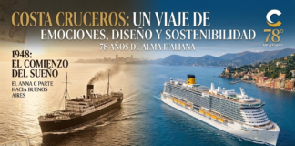Costa Cruceros: 78 años cumpliendo sueños en alta mar