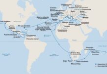 Princess Cruises anuncia su crucero mundial 2028 de 115 días