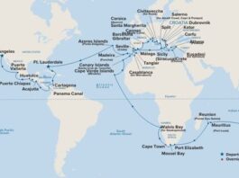 Princess Cruises anuncia su crucero mundial 2028 de 115 días