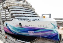 NCL marca un hito histórico con la flotadura del Norwegian Aura en Italia