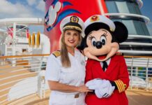 María Gotor hace historia como la primera mujer capitana de Disney Cruise Line
