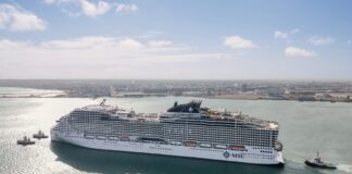 Msc World Asia completa sus últimas pruebas en el mar