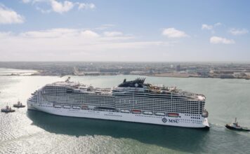 Msc World Asia completa sus últimas pruebas en el mar